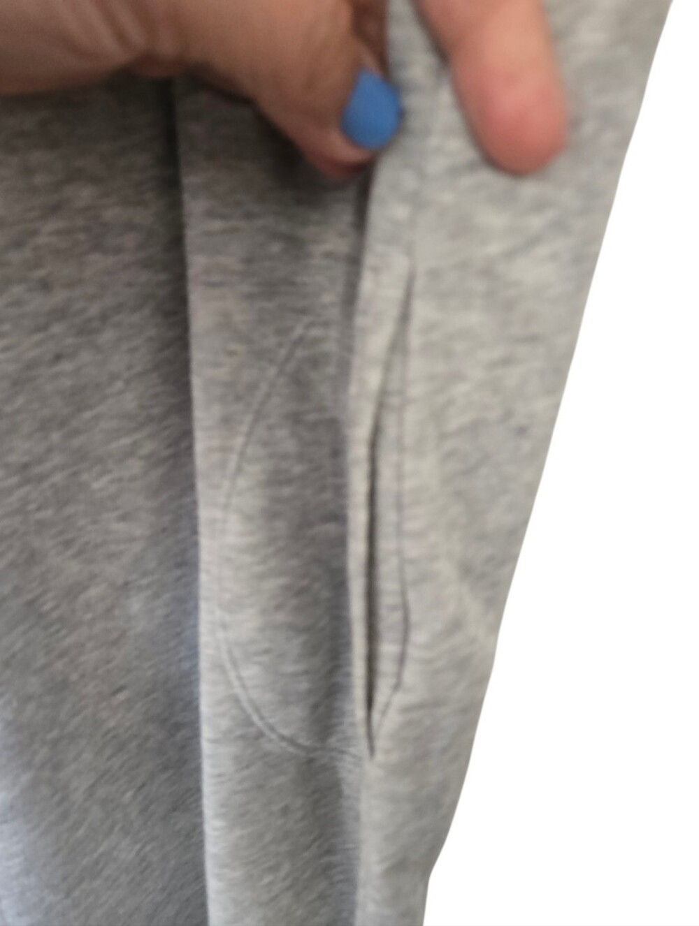 🩶 Cozy Gray Hooded Sweatshirt Dress | Size Small | Pockets - Picture 5 of 5